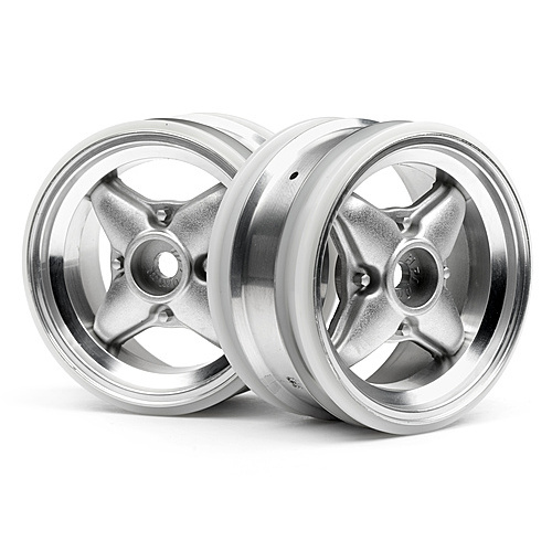 HPI MX60 4 SPOKE WHEEL MATTE CHROME