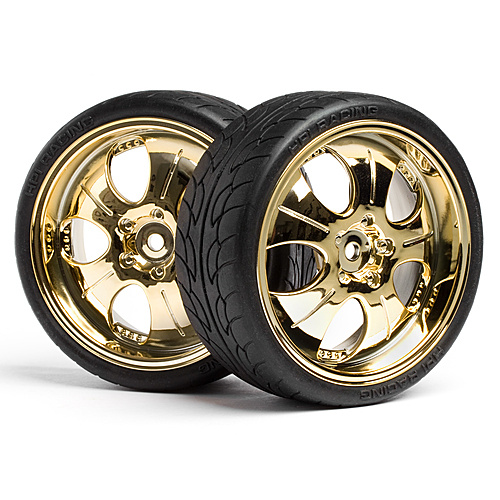 HPI MOUNTED SUPER LOW TREAD TYRE