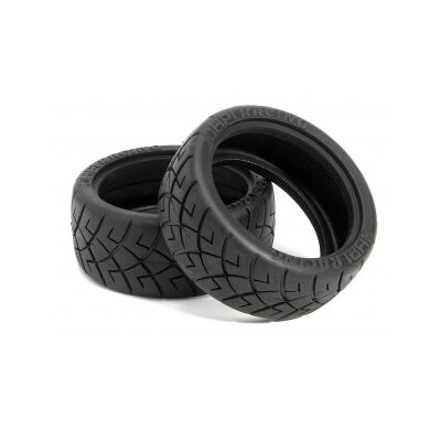 HPI X-Pattern Radial Tire 26mm D Compound (2pcs)
