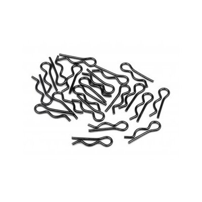 HPI Body Pin (4mm/Black/Small/20pcs)
