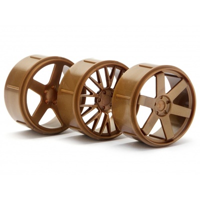 HPI Wheel Set (Gold/Micro RS4)
