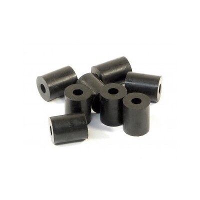 HPI Rubber Tube 3x8x10mm (Shaped/Black/8pcs)