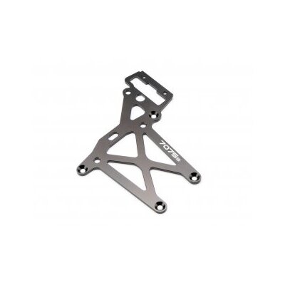 HPI Heavy Duty Rear Upper Plate (7075S/Gunmetal)