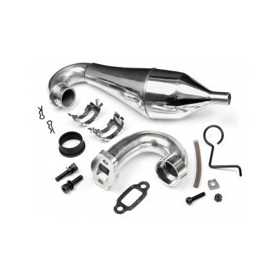 HPI Aluminium Tuned Pipe Set w/ Heavy Duty Steel Header (Baja)