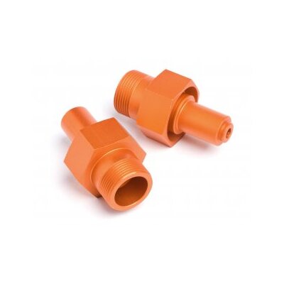 HPI 24mm Front Hex Hub (Orange/2pcs)