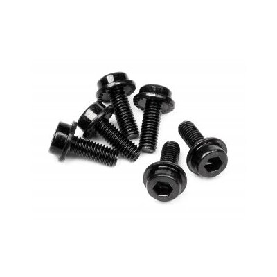 HPI Flanged Cap Head Screw M3x8mm (6pcs)