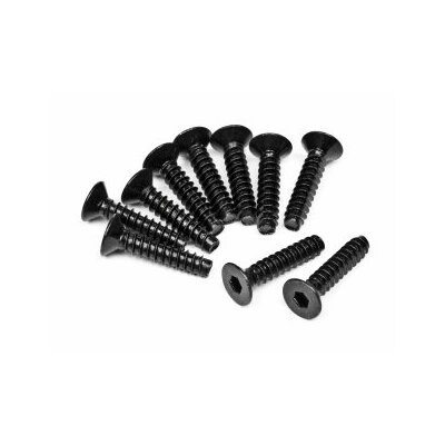HPI TP. Flat Head Screw M4x18mm (Hex Socket/10pcs)