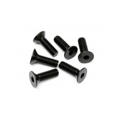 HPI Flat Head Screw M5x16mm (Hex Socket/6pcs)