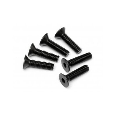 HPI Flat Head Screw M5x20mm (Hex Socket/6pcs)