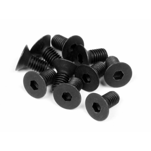 HPI FLAT HEAD SCREW M3x6mm (HEX