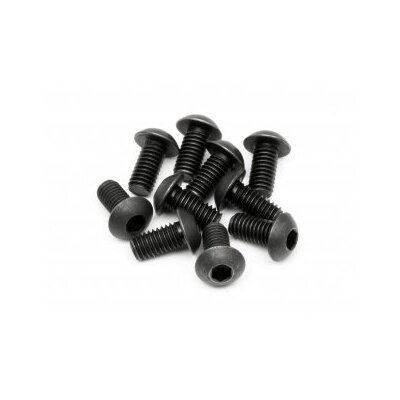 HPI Button Head Screw M3x6mm (Hex Socket/10pcs)