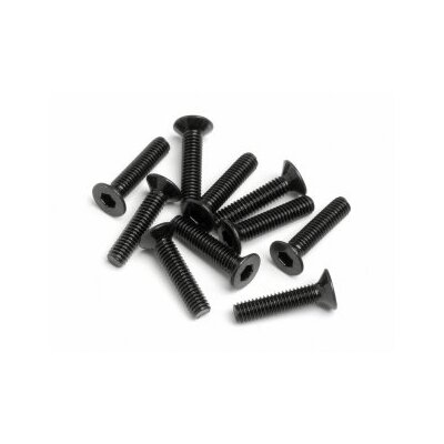 HPI Flat Head Screw M2.5x12mm (Hex Socket/10pcs)