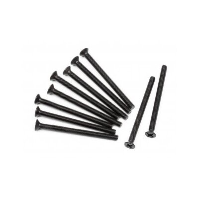 HPI Flat Head Screw M3x40mm (10pcs)