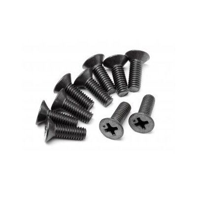 HPI Flat Head Screw M4x12mm (6pcs)