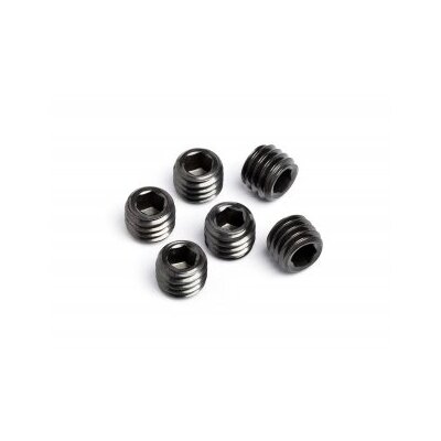 HPI Set Screw M5x4mm (Black/6pcs)