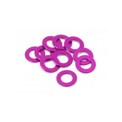 HPI Aluminium Washer 3x6x0.5mm (Purple/10pcs)