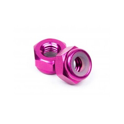 HPI Aluminium Lock Nut M4 (Purple/10pcs)