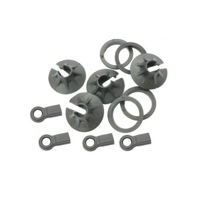 Shaft ball end, spring mount