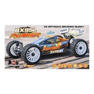 HOBBYTECH 1/8 Brushed Buggy RTR BX8 Runner Orange - HT-SL.BX8.RU