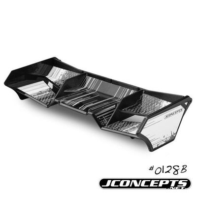 Finnisher - 1/8th buggy / truck wing, w/gurney options (black)