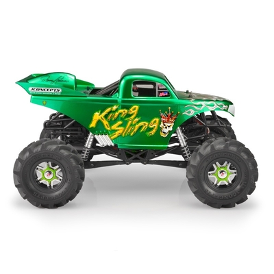King Sling - Mega Truck body w/ scoop & spoiler (Fits - Axial SMT10 - 7" width & 13" wheelbase)