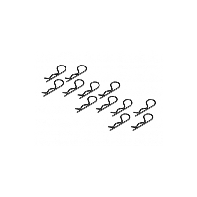 JConcepts - body clips - black - medium size - 12pc. 