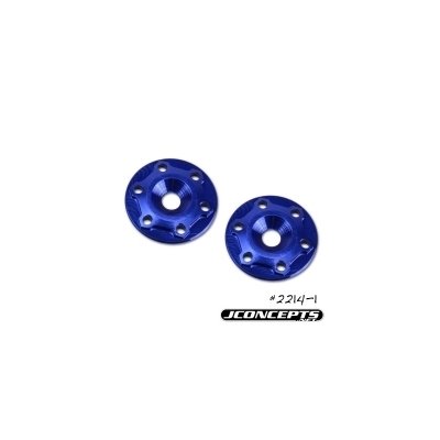 Finnisher - 1/8th buggy / truck - screw-in type aluminum wing button - blue