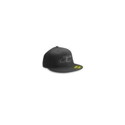 Flat Bill JC Flexfit Hat (L,XL) - black