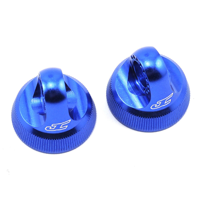 JConcepts - Fin, 12mm V2 shock cap - blue