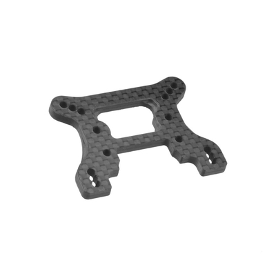 B74 Carbon Fiber front shock tower, ribbed and chamfered
