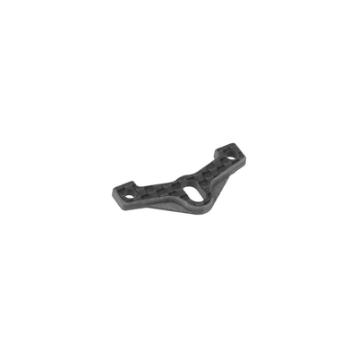 B74 Carbon Fiber rear body mount plate, ribbed and chamfered