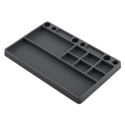 JConcepts parts tray, rubber material - gray