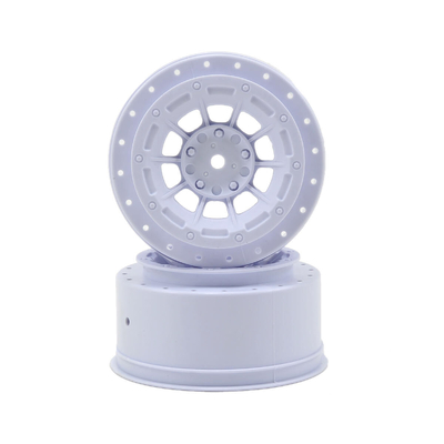 Hazard - SC6.4 |  Pro 2 SC10 | Pro4 SC10 +3mm wider off-set - 12mm hex wheel - 2pc. - (white)