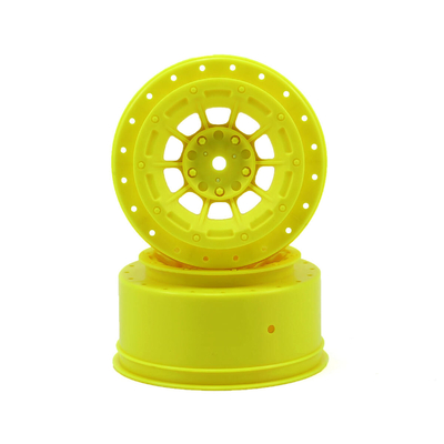 Hazard - SC6.4 |  Pro 2 SC10 | Pro4 SC10 +3mm wider off-set - 12mm hex wheel - 2pc. - (yellow)