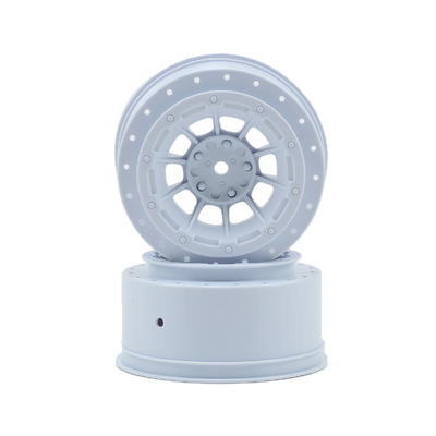 Hazard - Slash rear, Slash 4x4 F&R wheel - (white) - 2pc.