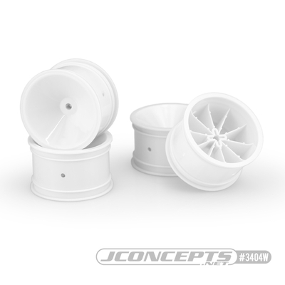 Mono - RC10, RC10B2, RC10B3 2.2" rear (3/16" axle) wheel (white) - 4pc
