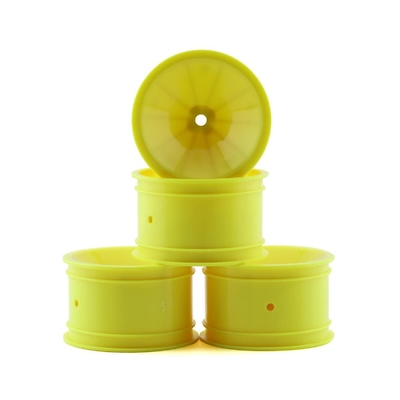 Mono - RC10, RC10B2, RC10B3 2.2" rear (3/16" axle) wheel (yellow) - 4pc