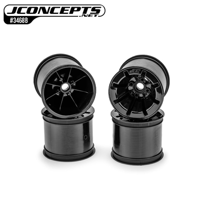 JConcepts Pioneer - RC10T 2.2" Wide Front Wheel Black
