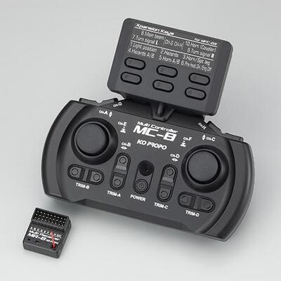 KO PROPO MC-8 TR Set w/ Xpansion Keys EXP-801 for MFC-02/03 FOR TAMIYA TANKER TRUCKS - KO80716
