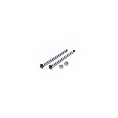 RC10 Rear Inner 58.2mm Hardened Hinge Pin w/locknuts (2) 2WD/4WD Team Associated