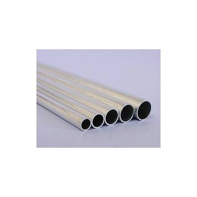 K&S 3903 ROUND ALUMINUM TUBE .45MM WALL (1 METER) 4MM OD (EACH)