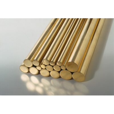 K&S 3955 ROUND BRASS ROD (1 METER) 3MM DIAMETER (EACH)