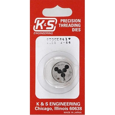 K&S 417 2-56 THREADING DIE (1PIECE)