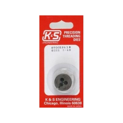 K&S 418 3-48 THREADING DIE (1 PIECE)