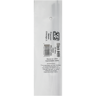 K&S 499-1 MUSIC WIRE (36IN LENGTHS) .020IN (5 pieces per bag)