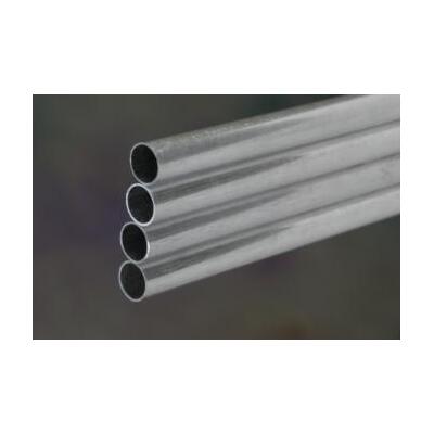 K&S 9801 ROUND ALUMINUM TUBE (300MM LENGTHS) 2MM OD X .45MM WALL (4 PIECES)