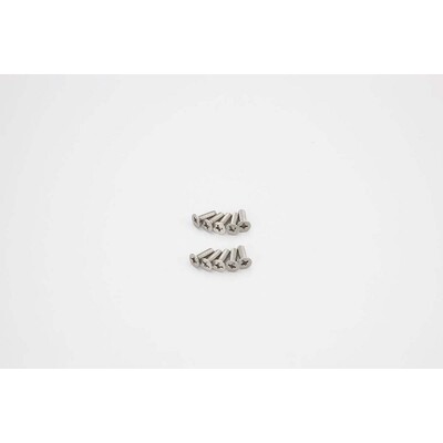 Kyosho Flat Head Screw (Titanium/M3x10mm/10pcs)