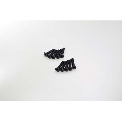 Kyosho Flat Head Screw (Hex/M3x15mm/10pcs)