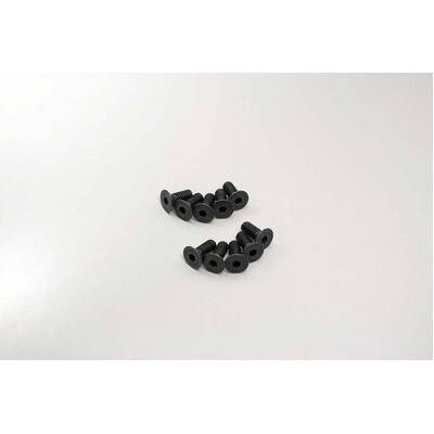 Kyosho Flat Head Screw (Hex/M4x10mm/10pcs)