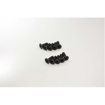 Kyosho Flat Head Screw (Hex/M4x12mm/10pcs)
